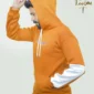 Men's Spring College Hoodie Orange