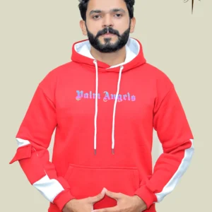 Men's Spring College Hoodie Red